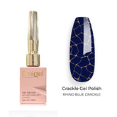 Emigel - Crackle Polish - 004 - RHINO BLUE CRACKLE